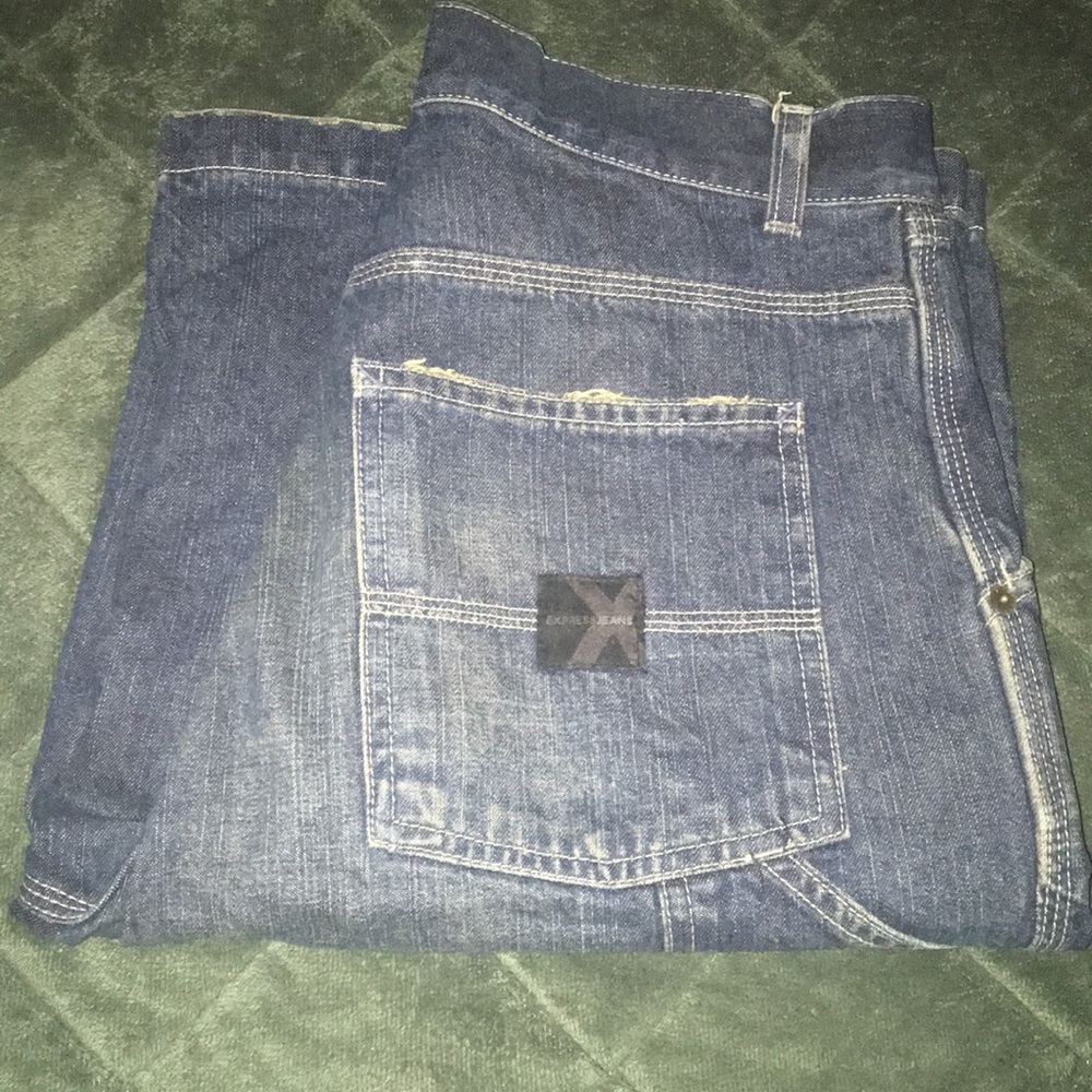 EXPRESS FADDED JEAN SHORTS 30